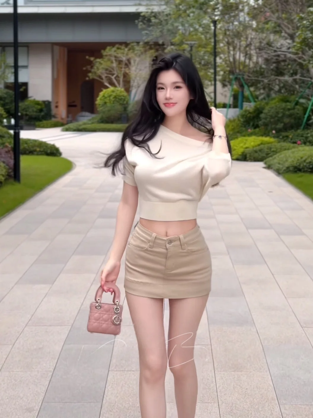 Slimming A-Line  Skirt Short Denim Skirt Hip Enhancing Women's Fashion Half Body Skirt Short Length Teenage Girl's Dress