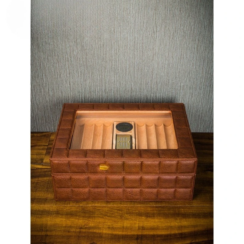 Cigar Moisturizer Cedar Wood Cigar Alcohol Storage Box