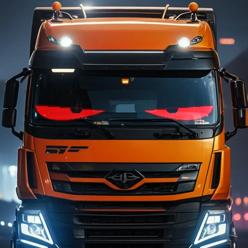 Car Window Advertising Flexible LED Display Screen Delvil's Eyes Animations Display Screen APP Program Soft LED Display Car Sign