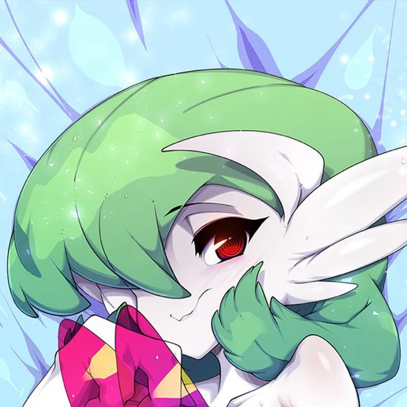 Gardevoir Anime Dakimakura Pillow Cover Double Sided Print Hugging Body Pillow Case Multi Size 120-180cm