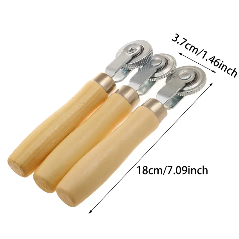 Practical Car Tire Repair Kit Roller Auto Patch Motorcycle Wheel With Wooden Handle Repairing Tool For Cars Accessories