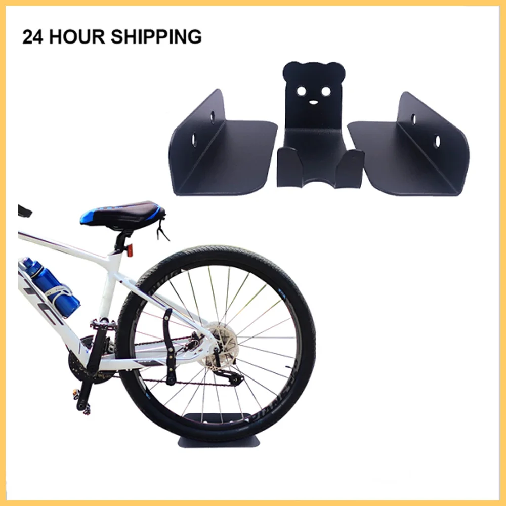 Hook Rack Holder Bike Showing Holder Hook MTB Road Bicycle Steel Rack Pedal Wall Mounted Hanger Racks