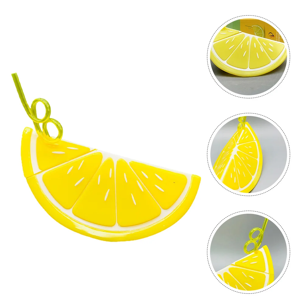 

Чашка для питья в форме лимона, соломенная чашка на Гавайскую тематику, вечерние напитки, фруктовая форма, чашки для тропических вечеринок, декор для пляжного бара