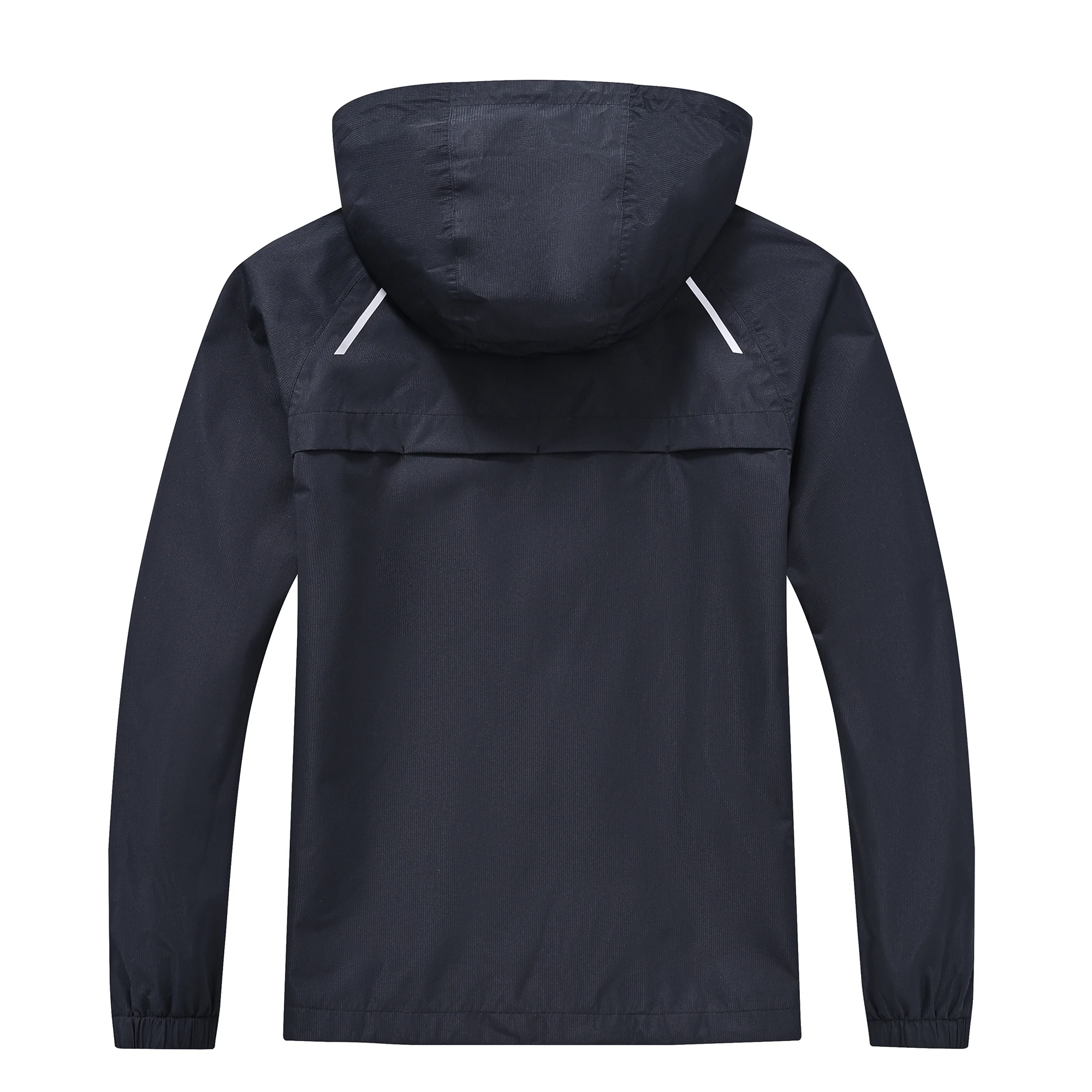 Sommerliche, wasserdichte Regenjacke für Herren, leichte, dünne Regenjacke mit Innentasche, ideal zum Campen, Wandern, Radfahren und Angeln. – Detail 10