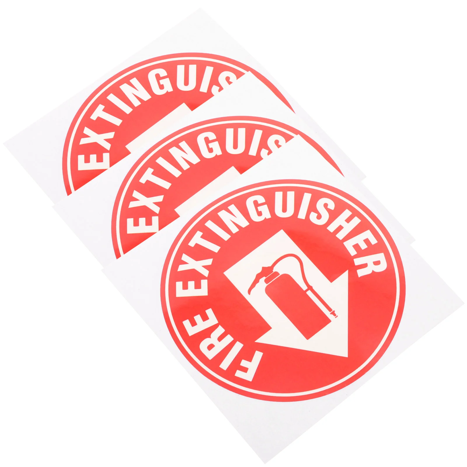 3 Pcs Fire Extinguisher Sticker Waterproof Stickers for Safety Office Decal Anti-scratch