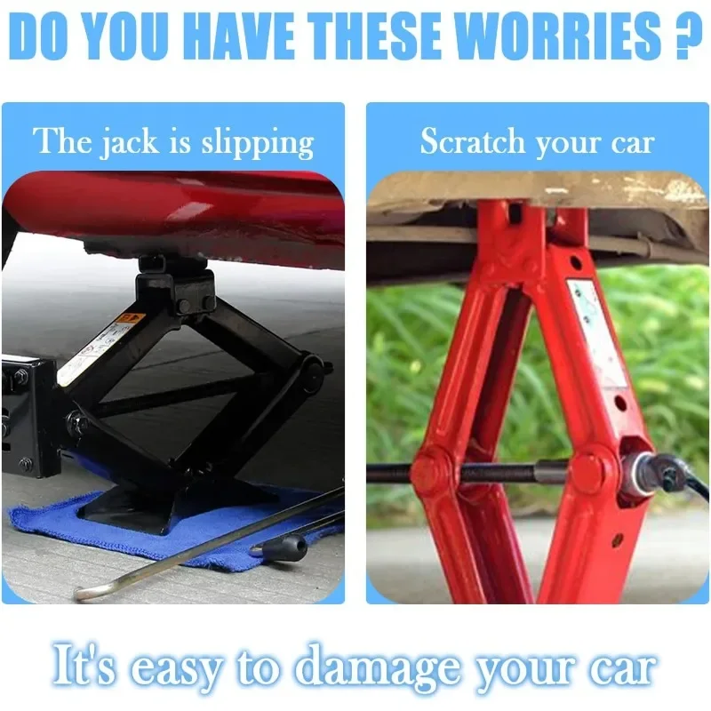 Резиновая подставка для автомобильного домкрата — емкость 6 тонн, переходная ручка для пола с прорезями, универсальные ремонтные подушечки для подъема защемления рамы