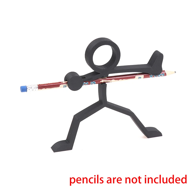 Pen Stands Pen Containers Desktop Ornaments Stationery Desktop Sculptures Gifts 3D Printed Stick Figure Pencil Holders