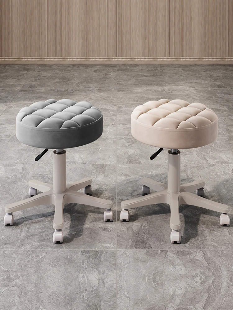 Beauty stool special pulley chair for beauty salon manicure hairdressing lifting rotary makeup stool