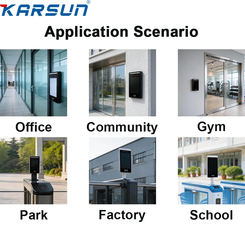 Karsun Customizable Face Recognition Night Vision TCP OEM Access Control Biometric Machine System 7 Inch SDK/IP People Counting
