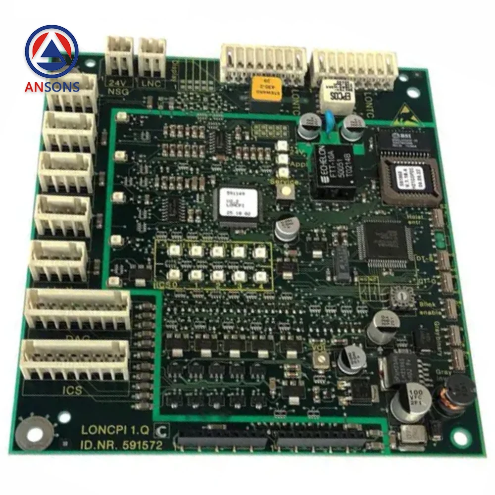 

ID.NR.591572 LONCPI 1.Q 5400 S**R Elevator Car Communication PCB Board Ansons Elevator Spare Parts