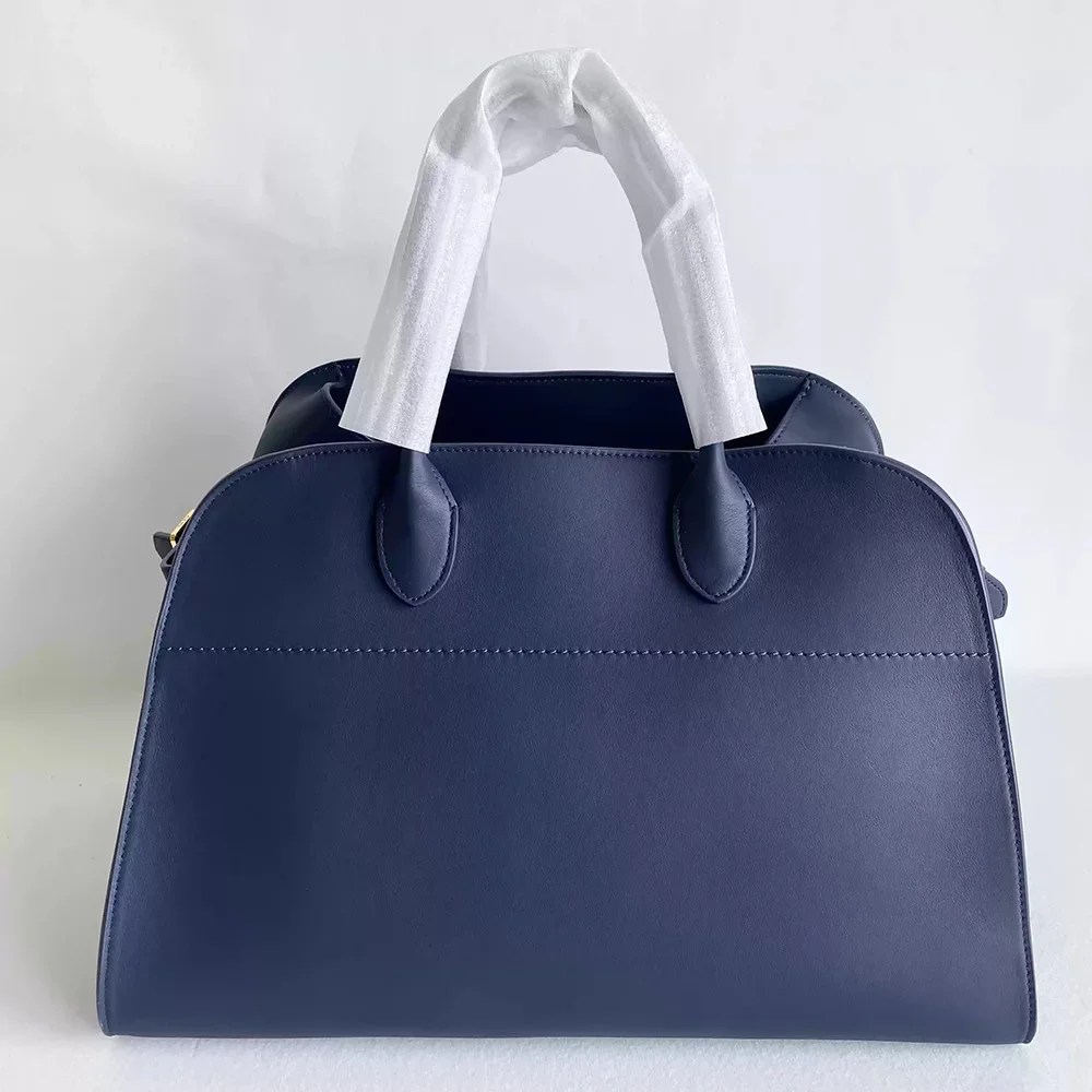 Real Leather Women Margaux 15 Handbag Large Capacity Fashion Shopping Tote Bag High Quality