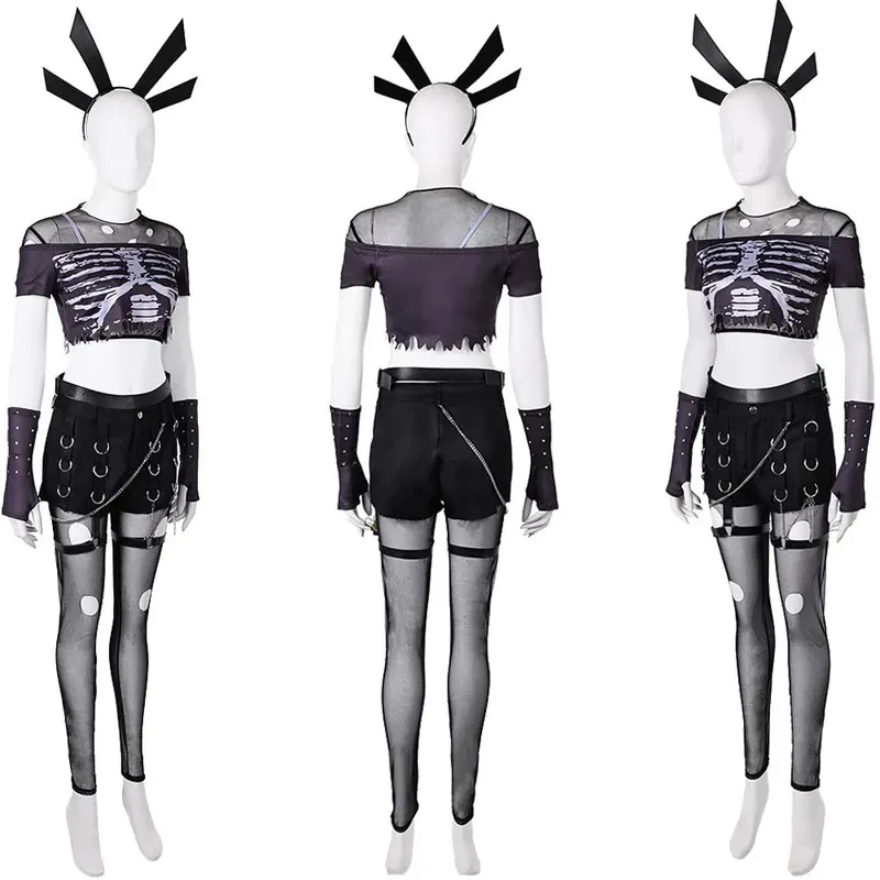 cygame-rival-magik-cosplay-costume-femmes-roleplay-haut-court-chapeaux-gants-tenue-fantasia-deguisement-halloween-carnaval-fete-su