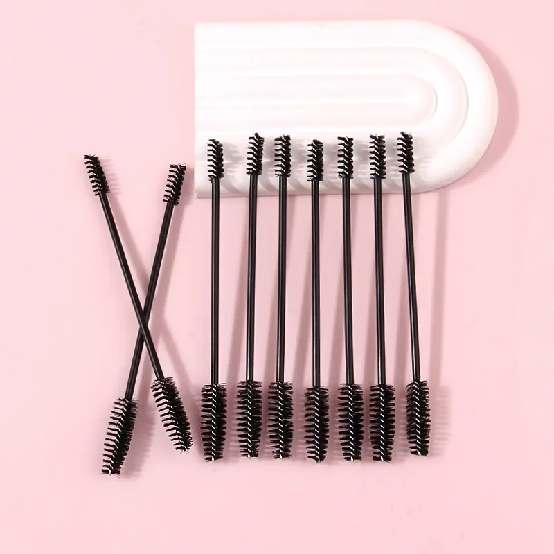 Karsyngirl 20/40/80Pcs Double Headed Disposable Eyelash Brush Eyelashes Extension Eyebrow Brush Mascara Wands Applicator Makeup