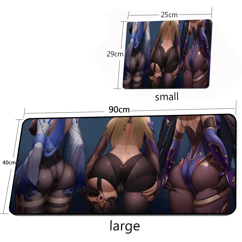 En çok satan seksi kız büyük göğüsler büyük göt büyük Mouse Pad dizüstü oyun bilgisayar masaüstü klavye oyun aksesuarları Anime fare altlığı