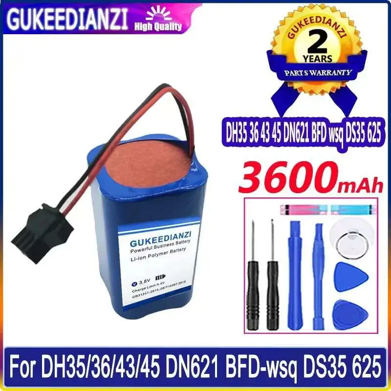 

Electronic Device Battery 3600Mah For DH3536 43 45 DN621 Bfd-Wsq DS35 625 DH35 36