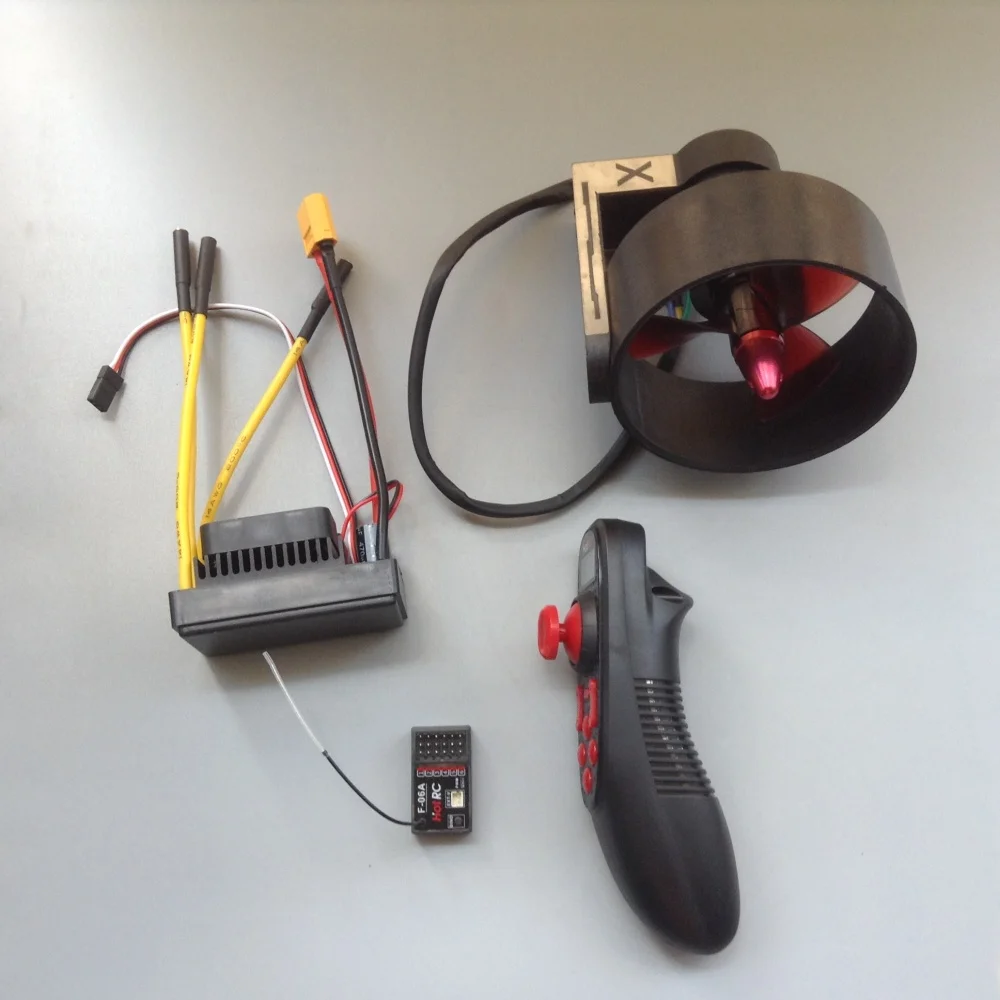 SD600 Remote Control 12-24V Underwater Thruster, 5kg Thrust Single Brushless Motor for Industrial Unmanned Boats & ROVs