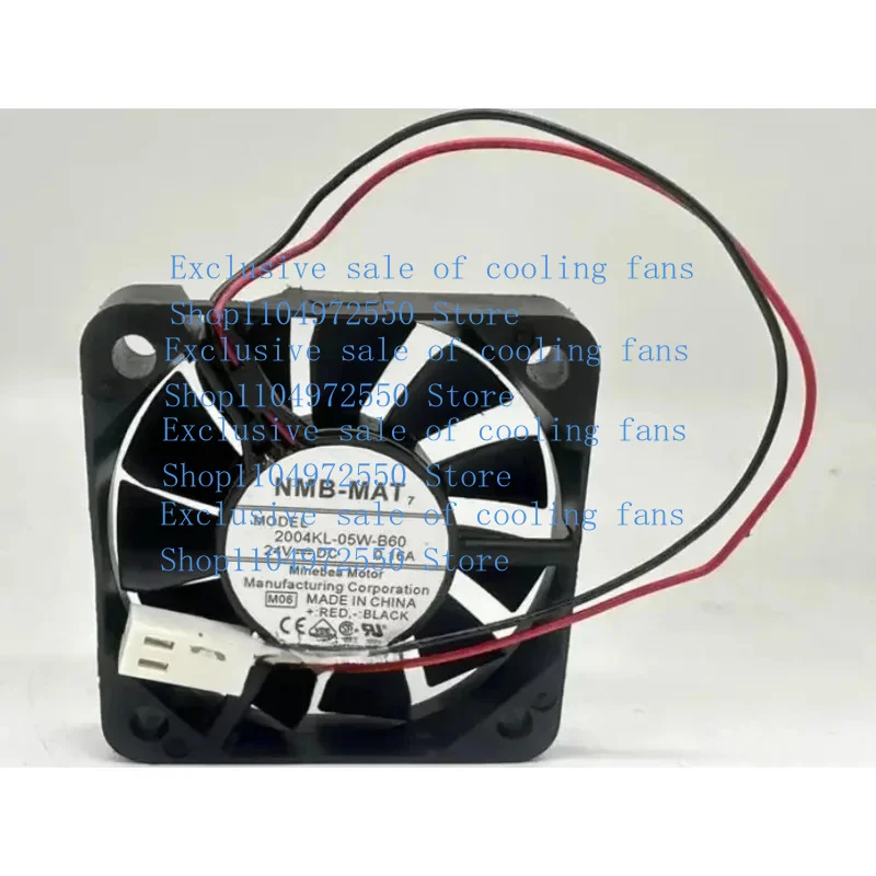 Для NMB 2004KL-05W-B60 M06 DC 24 В 0,16 А 50X50X15 мм 2-проводной охлаждающий вентилятор для сервера Для NMB 2004KL-05W-B60 M06 DC 24 В 0,16 А 50X50X15 мм 2-проводной охлаждающий вентилятор для сервера