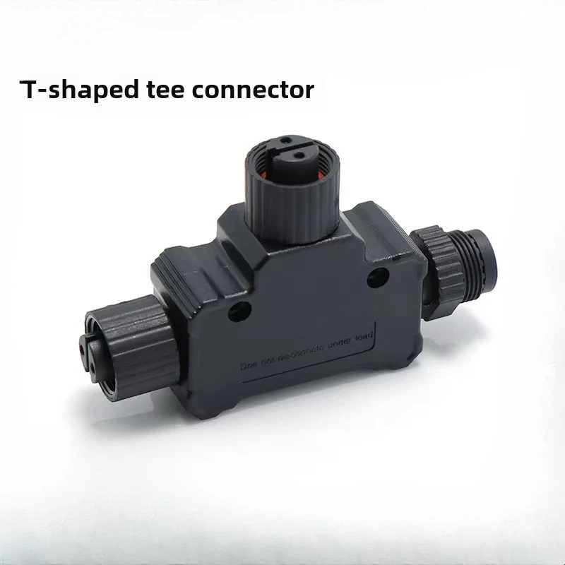 

T-Type Three-Way Plastic Waterproof Connector 2-5 Core NMEA2000 Aviation Plug for Yacht 5A Rated Current Nylon Housing