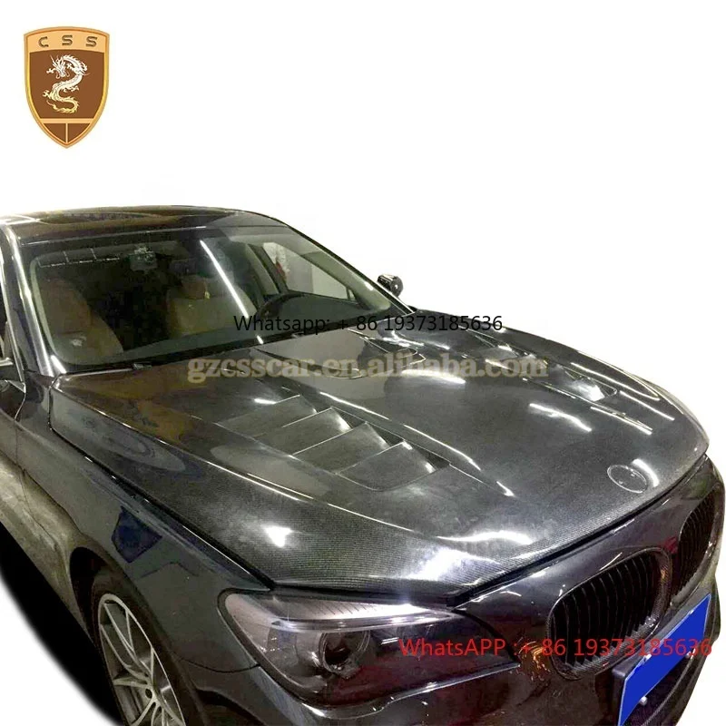 

Car Accessories Engine Hood For BMW 7 Series F01 F02 740 750 760 Carbon Bonnet Car Engine Hoods