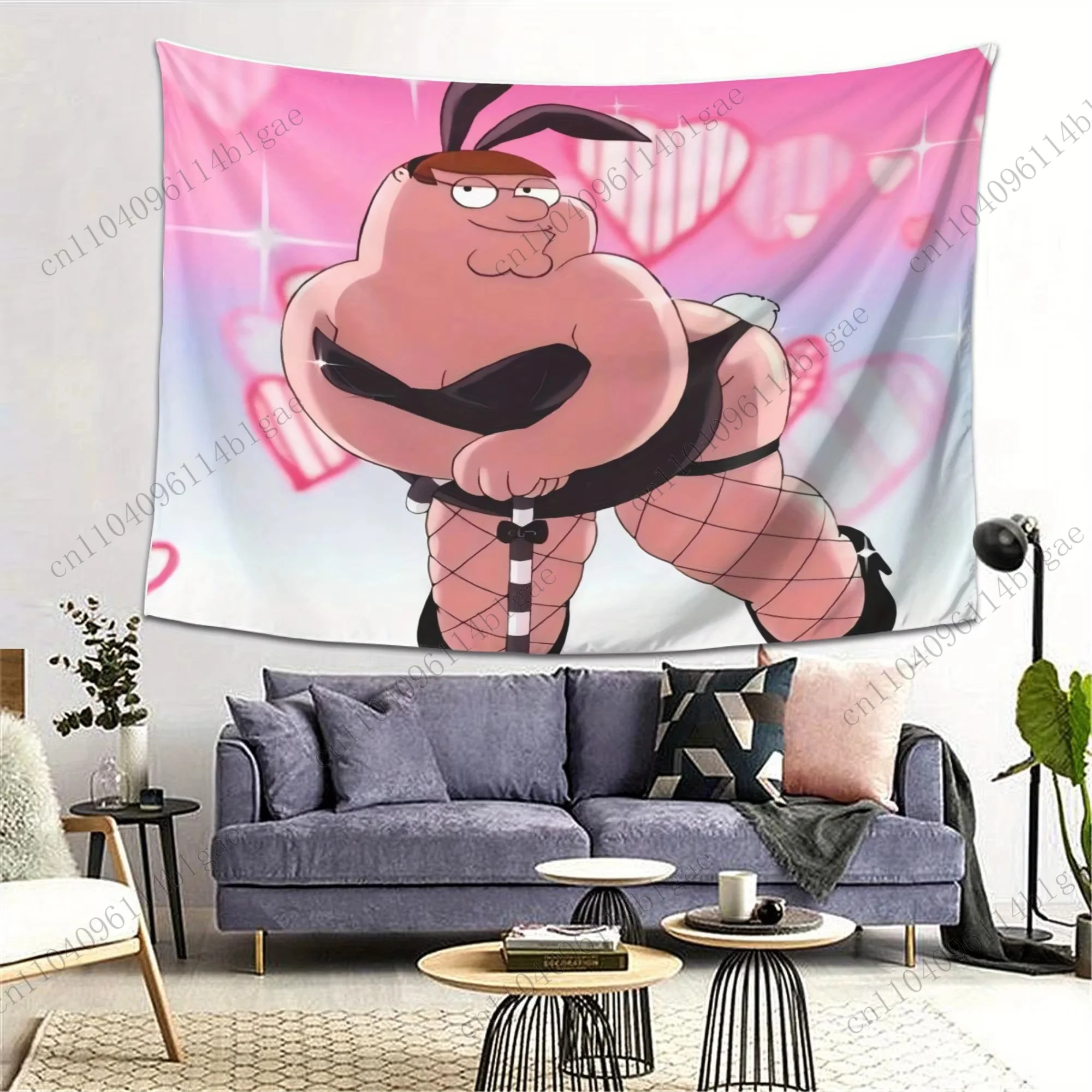 الكرتون السمين شخصية قماش مزخرف جداري مثير الزي تصميم فريد ديكور المنزل جدار شنقا الفن لغرفة النوم غرفة المعيشة