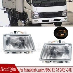 Car Front Headlights Assembly Head Light Indicator Park Lamp For Mitsubishi Canter FUSO FE 7/8 2005 2006 2007 2008 2009-2011