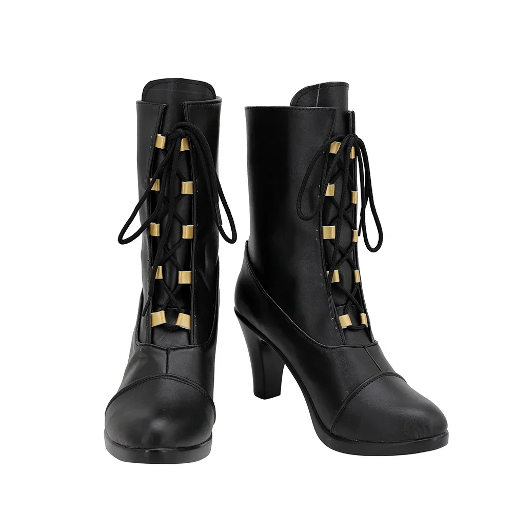 FF7R Cloud Strife Wedding Cosplay Boots - Custom High Heels, Any Size Made