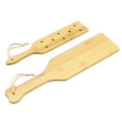 Natural Bamboo Paddle Riding Crops Flogger Horsewhips Spikes 0.8cm Thickness Spanking Paddle Slapper Riding Spurs