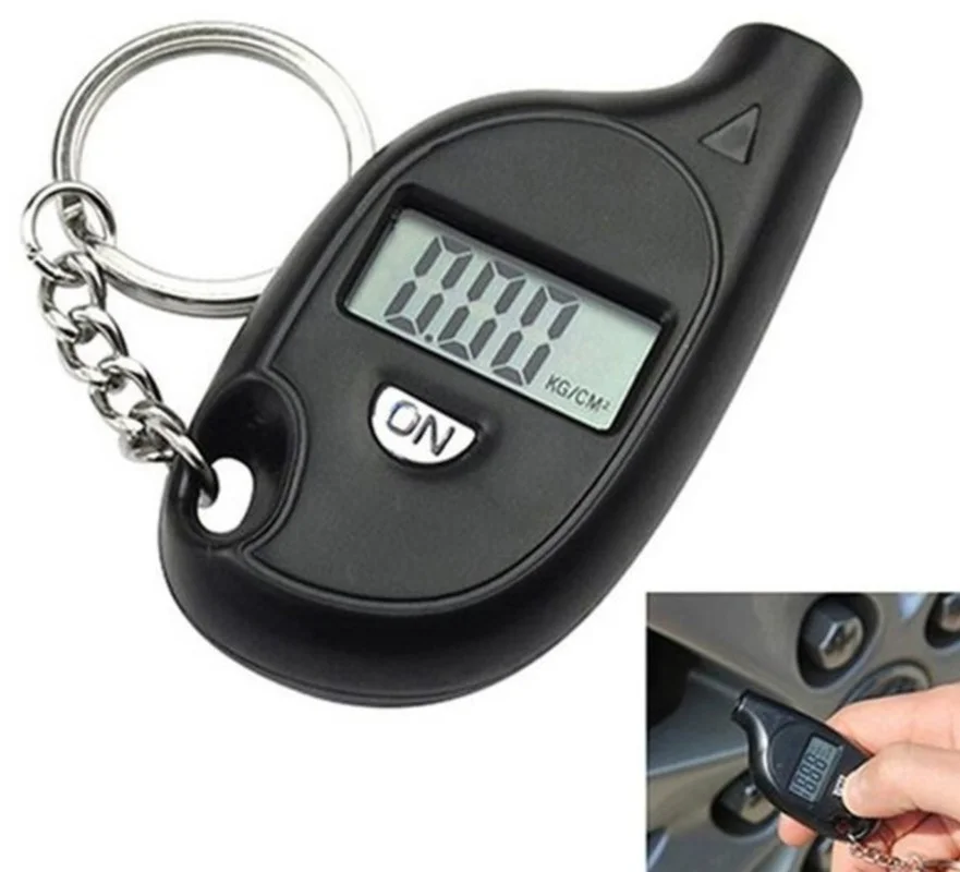 Portable Digital Car Tire Pressure Tester Motorcycle Auto Tyre Air Meter Gauge LCD Display Procession Tool 3-150 PSI Safety