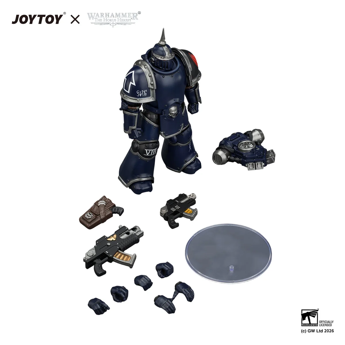 [IN STOCK] JOYTOY Warhammer 40K 1/18 Action Figure Ultramarines Primaris Lieutenant Argaranthe Anime figures Toys Model view 3