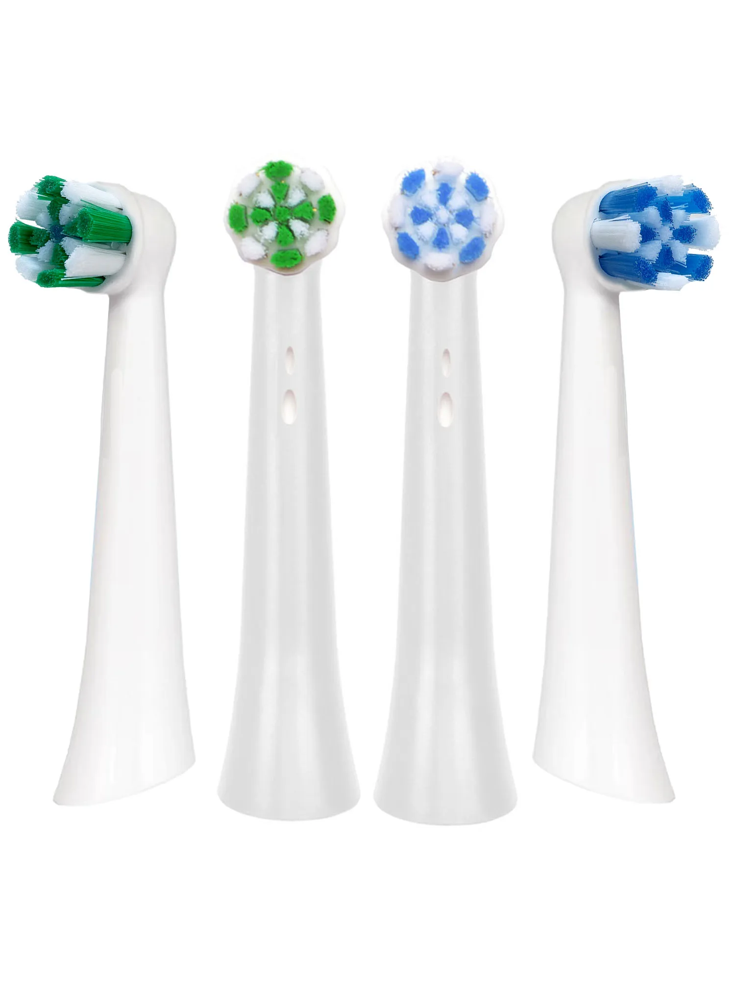 4 قطعة رؤوس فرشاة الأسنان البديلة المتوافقة مع براون أورال B iO 3 4 5 6 7 8 9 10 سلسلة فرشاة الأسنان الكهربائية