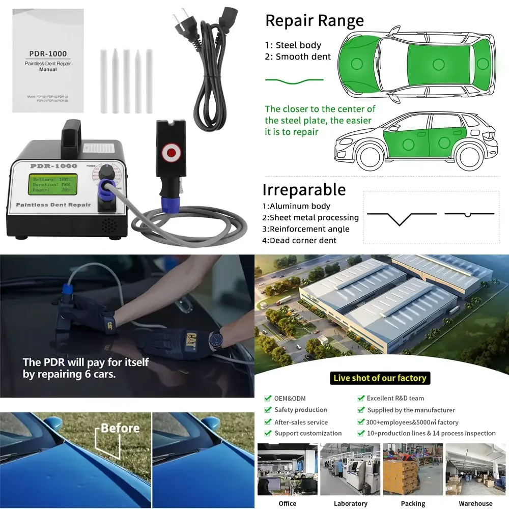 【2026 Hot Selling】 Super PDR Hotbox Painless Dent Repair 110V-220V Magnetic Machine Induction Heater PDR 1000 Hotbox