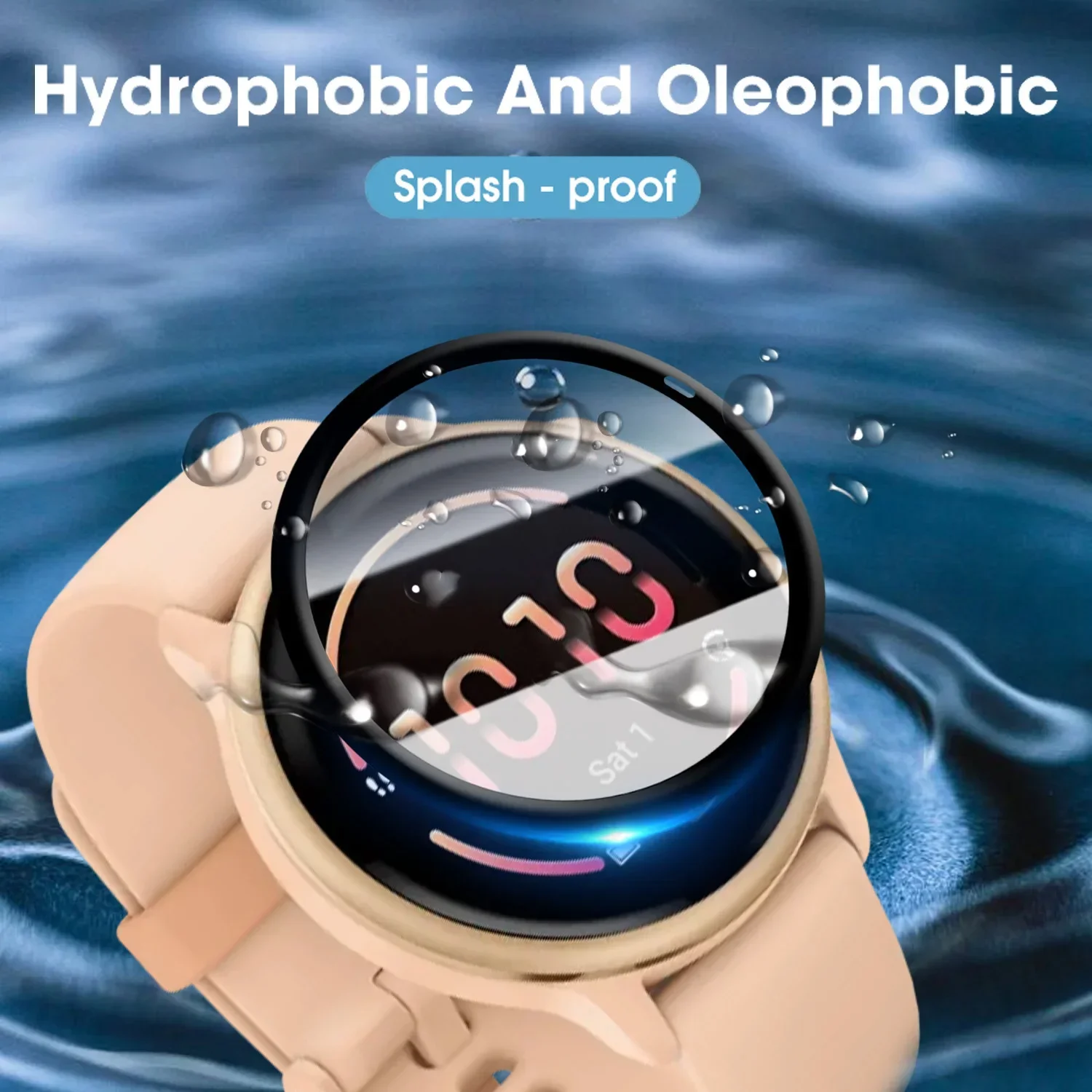 1/3/5 Pcs for Garmin Vivoactive 6 Screen Protector Anti-scratch Watch Protective Film Waterproof PUMA Composite Films Not Glass