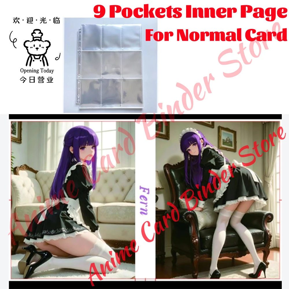 Newest Cute Frieren And Fern Card Binder Various Large Capacity Album Cover Customization with Pictures Exclusive Gifts