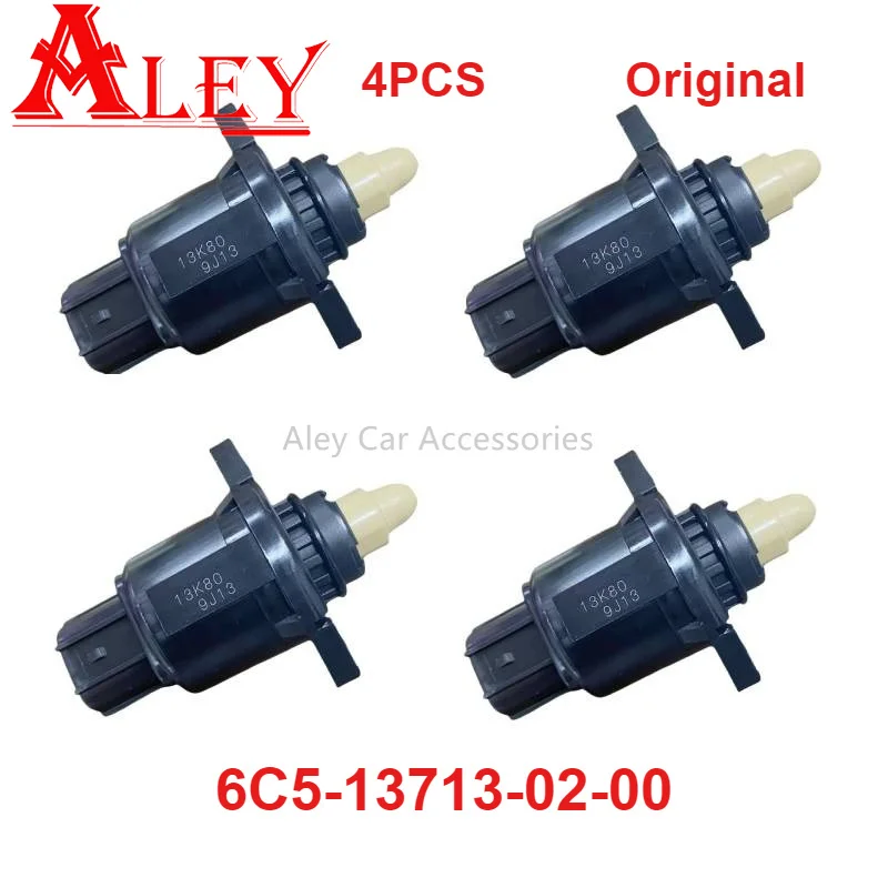 

4PCS 6C5-13713-02-00 6C5-13713-00-00 6C5-13105-00-00 6C51310501 Idle air Valve Actuator for Yamaha Idle Speed Valve ISC Stepper
