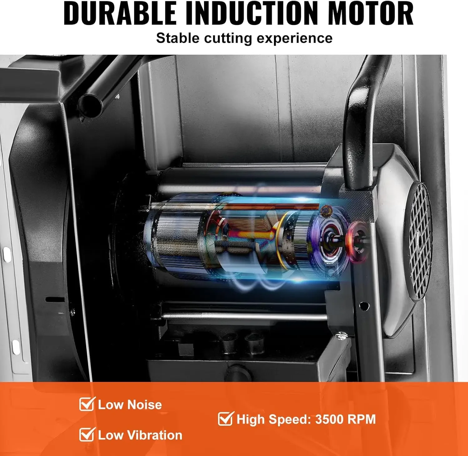 7-inch 65Mn Steel Blade,Wet Tile Saw,3500 RPM Induction Motor,Tile Cutter Wet Saw with Water Reservoir,0-45 Degrees Miter Angle