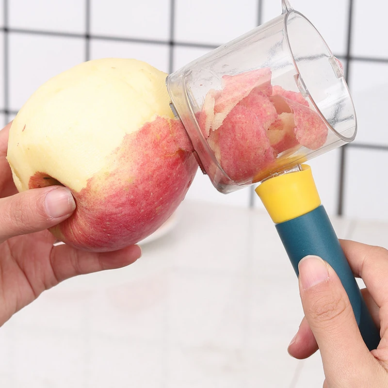 Multifunctional Peeling Knife With Storage Box Manual Apple Peeling Cutter Portable Veggie Potatoes Peelers Kitchen Accessories