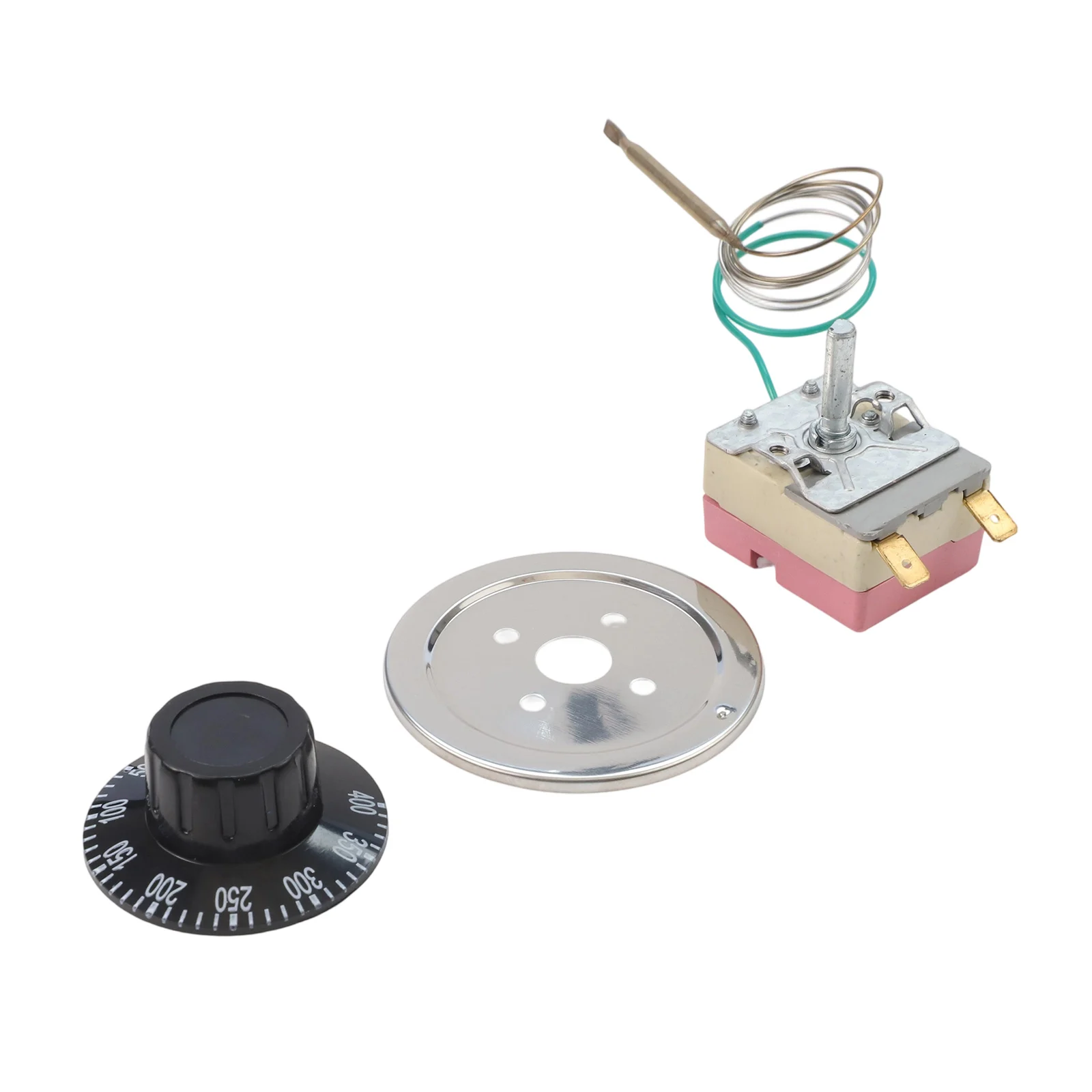 Kitchen Equipment Kitchen Home Appliance Adjustable Temperature Controller 2 Pin Thermostat 250V 16A Normally Close Circuit