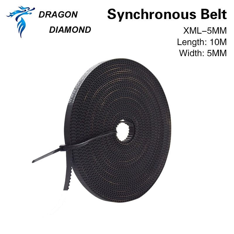 5M/10M MXL Open Timing Belt Width 5mm 6mm 10mm 15mm Rubber Material MXL synchronous Belt For CNC/Cutting/Laser Machine