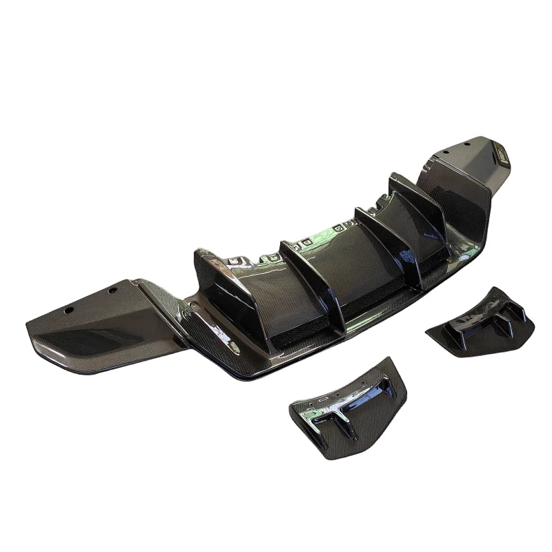 

P-style Car Accessories Dry Carbon Fiber Rear Lip Body Kit for 19-23 Year Audi R8 Dry Carbon Fiber Rear Diffuser Body Kit