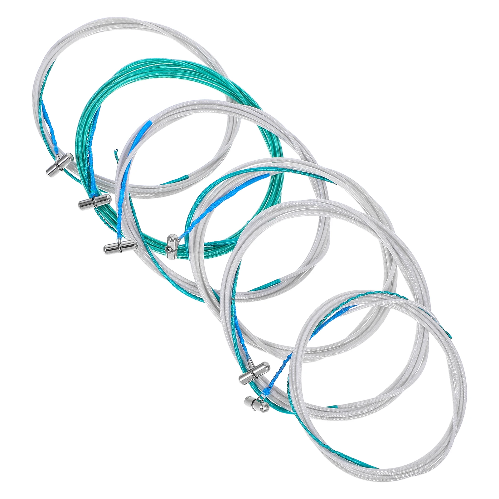 

6Pcs Guzheng Strings Nylon Steel Wire Replacement for 16-21 String Guzheng Musical Instrument Accessories Chinese Guzheng Parts