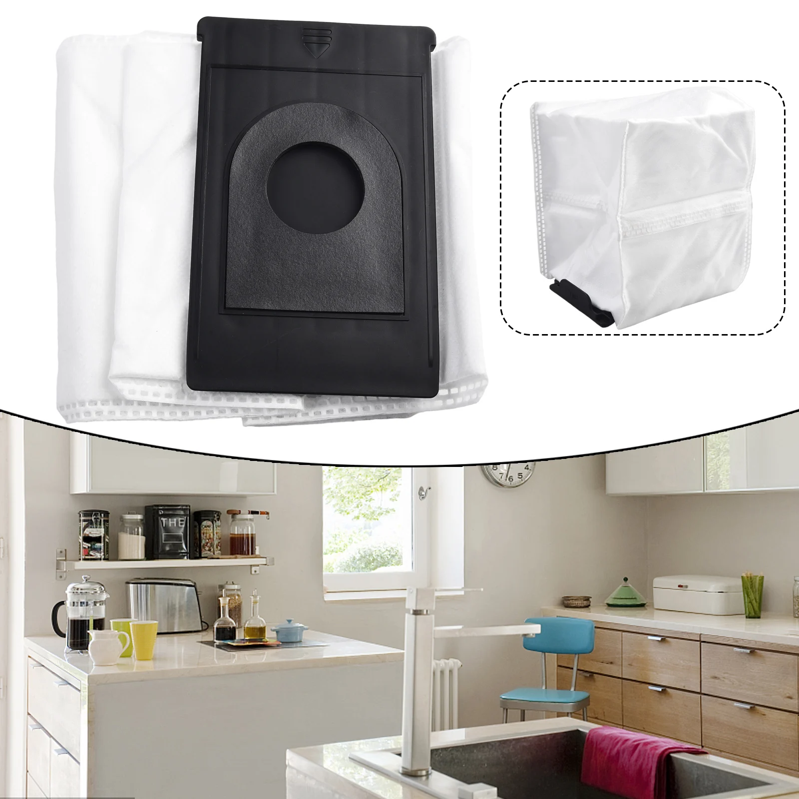 High Quality Practical Brand New Dust Bags Cordless Self-Empty Bag Vacuum Cleaner 1/6pcs Accessories For Pros Cenic S3