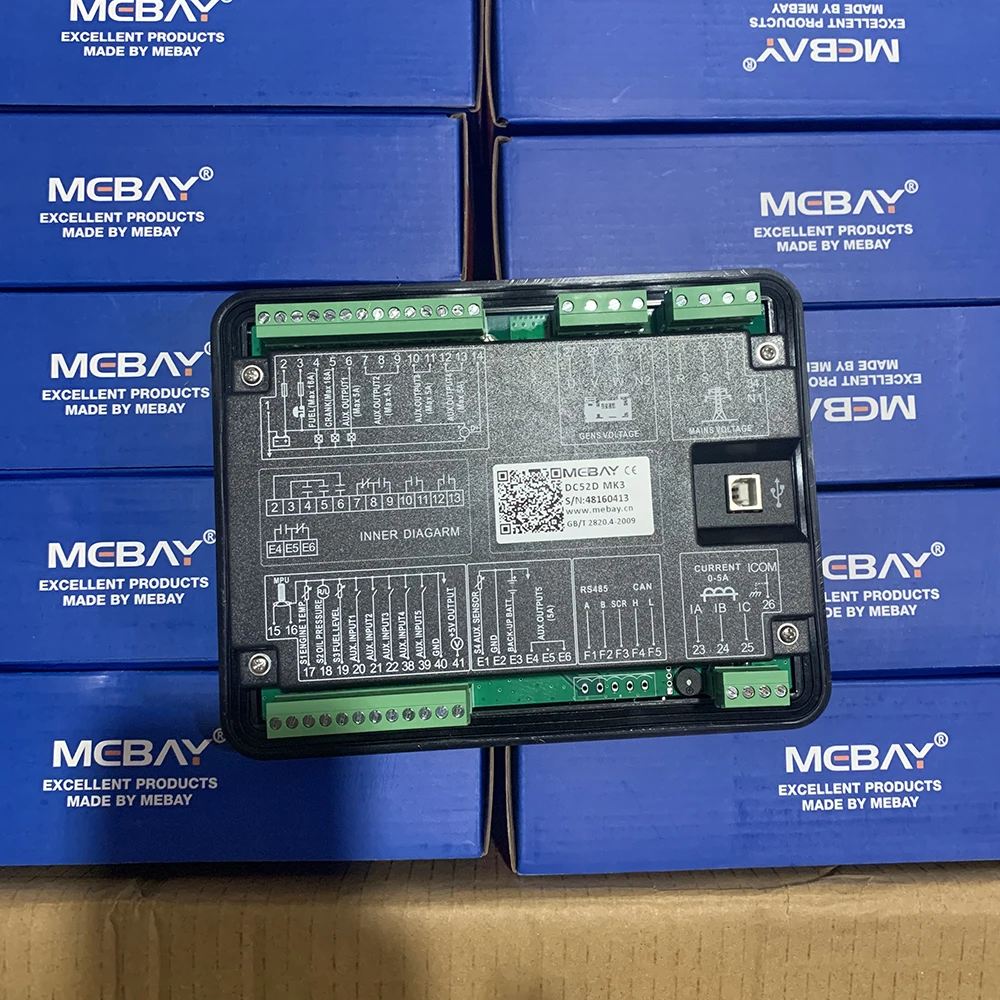 MEBAY DC52D MKII MK3 Diesel Genset Controller Control Panel Module DC52DMKII DC52DMK2