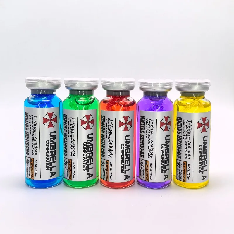 โมเดลขวดตัวอย่างไวรัส T จากเรซิเดนต์อีวิล งานแฮนด์เมด ของสะสม ของเล่น ของขวัญ ฟิกเกอร์แอคชั่น