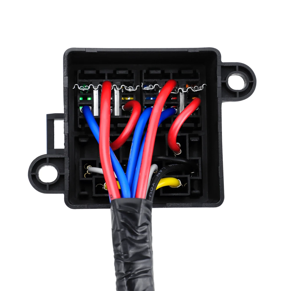 

Pre-Wired Fuse Relay Box Universal Waterproof Relay Fuse Block for Automotive Car Truck Boat Marine RV