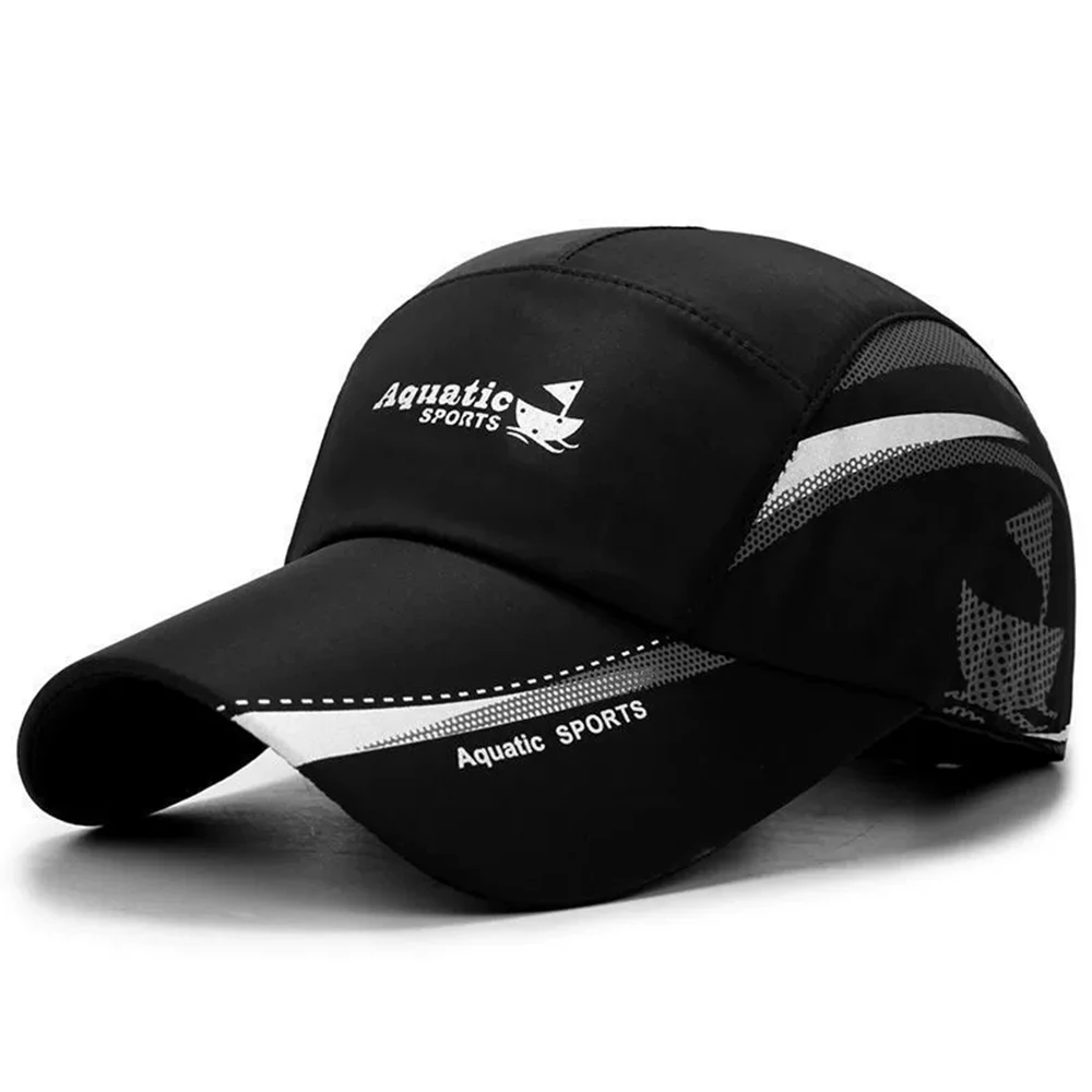 Quick Dry Unisex Adjustable Baseball Cap Sun Protection Hat for Golf Fishing Outdoor Sports Activities