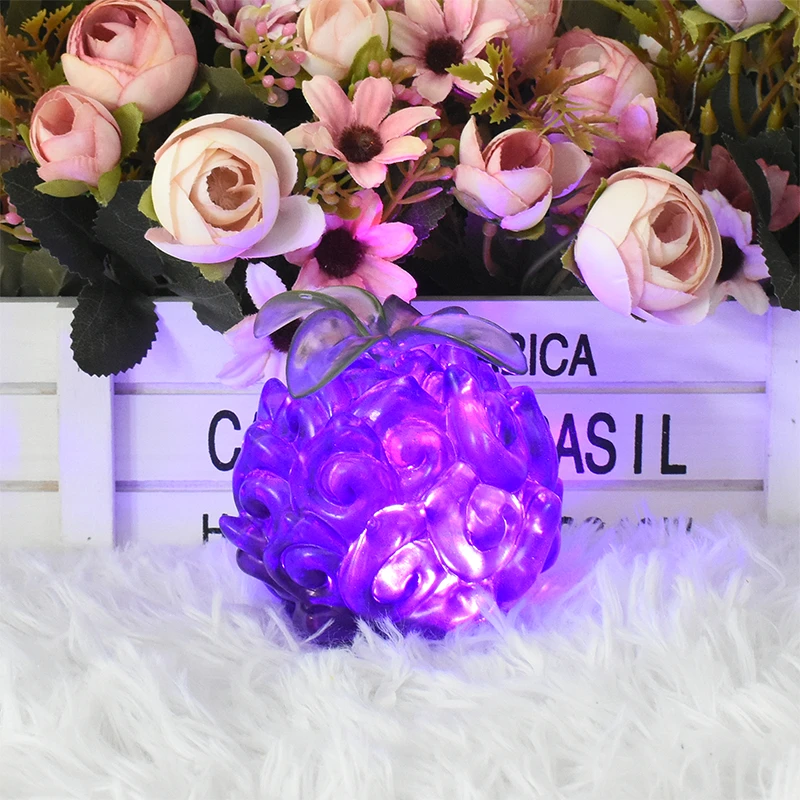 ONE PIECE Devil Fruit Anime Figure Toys Gum-Gum Flame-Flame Op-Op Dark-Dark Demon Fruit Action Luminous Model Collection Dolls