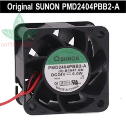 Ventilador de refrigeración para servidor SUNON PMD2404PBB2-A, 24V, 6,0 W, 4028, 2 cables, nuevo