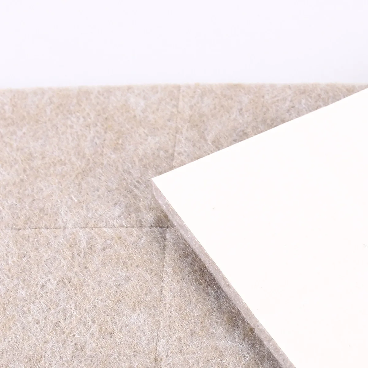 8Pcs 4Cm Square Extra Strength Felt Pads Floor Protector Pads for Chairs Desks Cabinets Furniture Noise Reduction Scratch Proof