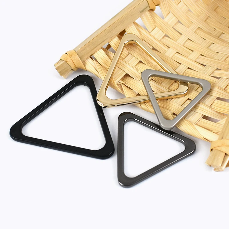 

Meetee 5/10Pcs 20-40mm Triangle Ring Buckle Metal Buckles Bag Strap Connect Clasp Luggage Clothes Hook DIY Hardware Accessories