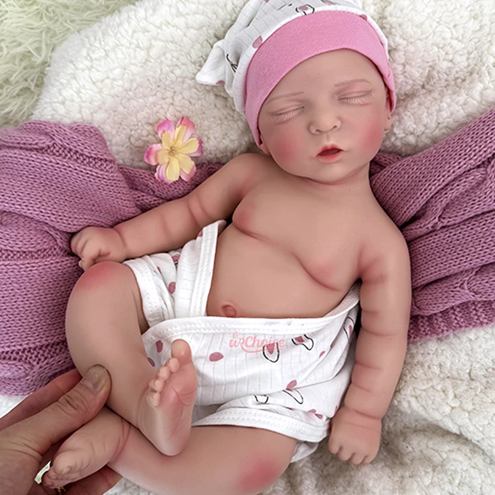 ตุ๊กตาซิลิโคนเหมือนจริงขนาด 20 นิ้ว ตุ๊กตาเด็กผู้หญิงเหมือนจริง งานปั้นที่ทาสีหรือไม่ทาสี ของสะสม ของเล่น DIY สำหรับเด็ก นักสะสมตุ๊กตา Reborn